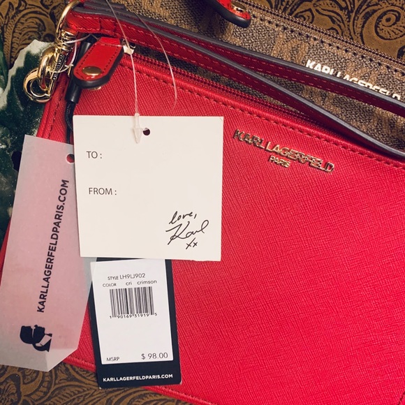 Karl Lagerfeld Handbags - ❤️ Karl Lagerfeld Paris 2-pc SET Wristlet & Clutch